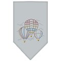 Unconditional Love Hot Air Ballons Rhinestone Bandana Grey Small UN802710